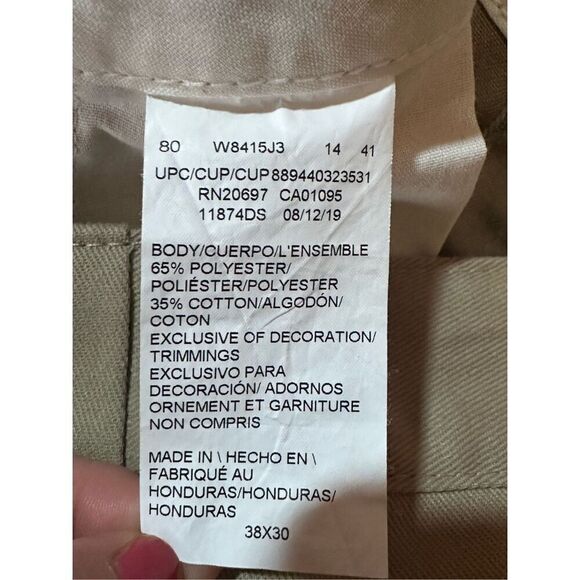 Dickies 864 Original Fit Mens Khaki work pants Sz 38x30 - Picture 8 of 8